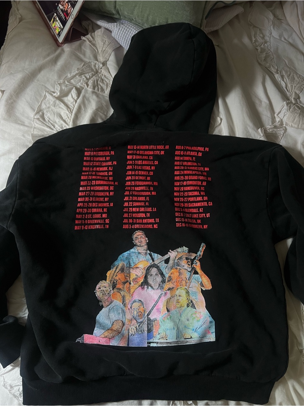 Zach Bryan The Quittin Time Tour Hoodie with Colorful Graphic